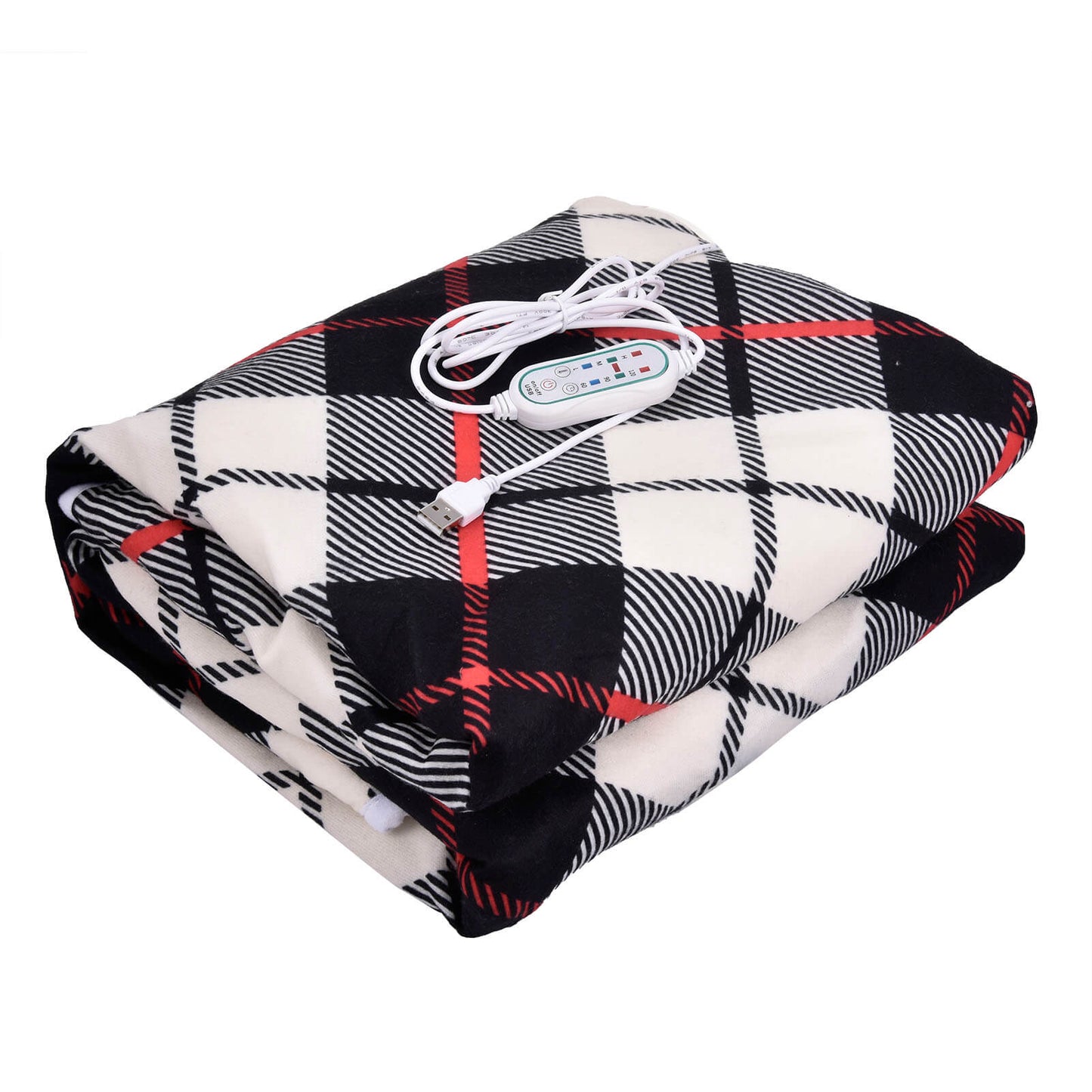 Snuggly Electric Heated Blanket with Temperature Controller