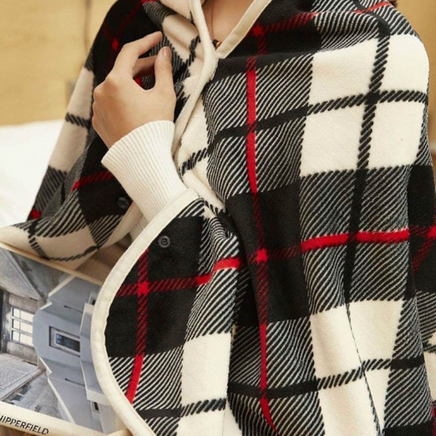 Snuggly Electric Heated Blanket with Temperature Controller