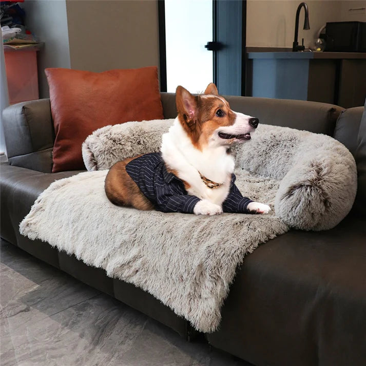 Washable Pet Sofa Dog Bed Calming Bed For Dogs