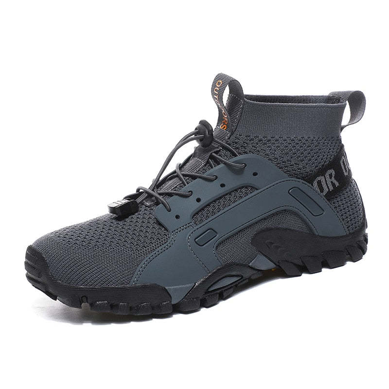 Men Slip-On High-Top Breathable Upstream Wading Shoes
