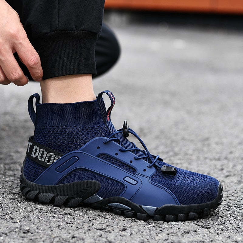 Men Slip-On High-Top Breathable Upstream Wading Shoes