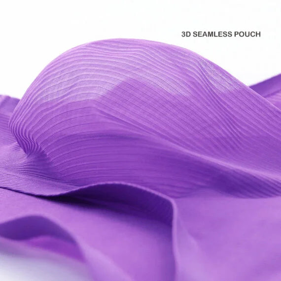 3D Seamless Pouch – Men’s Striped Ultra Thin Ice Silk Seamless Briefs (5 Pack)