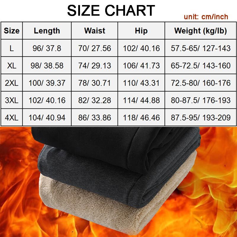 Men’s Thermal Faux Cashmere Jogger Pants