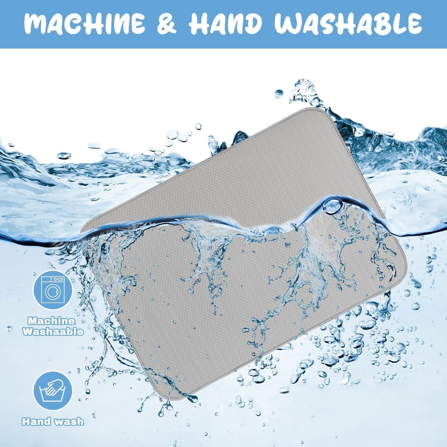 Washable Summer Dog Cooling Mat - Ice Silk, Self-Cooling Pad for Dogs & Cats