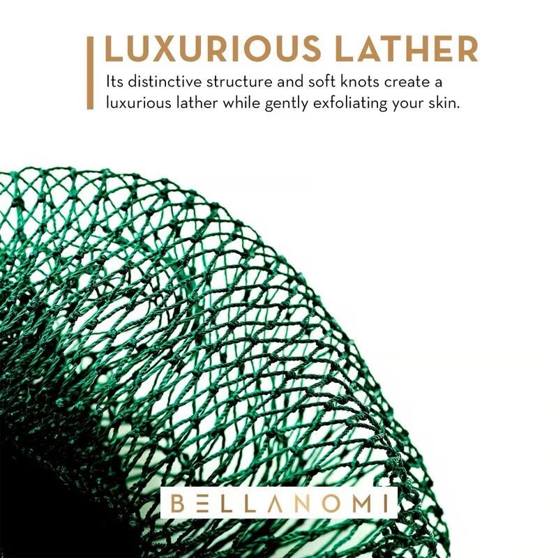 African Exfoliating Net Sponge (with Lemon Turmeric and Kojic Acid Brightening Soap)
