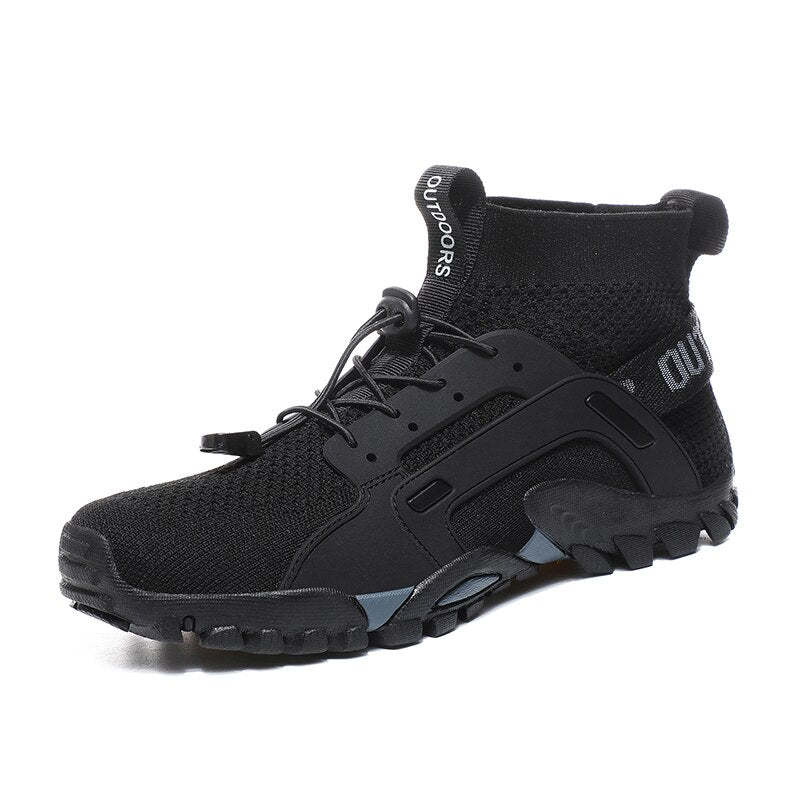 Men Slip-On High-Top Breathable Upstream Wading Shoes