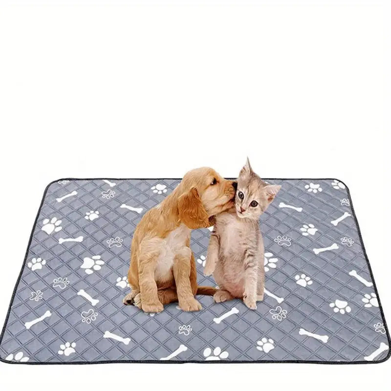 Super Absorbent Reusable Dog Pee Pads - Non-Slip and Washable Potty Training Mat