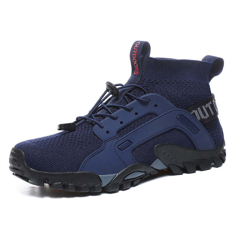 Men Slip-On High-Top Breathable Upstream Wading Shoes
