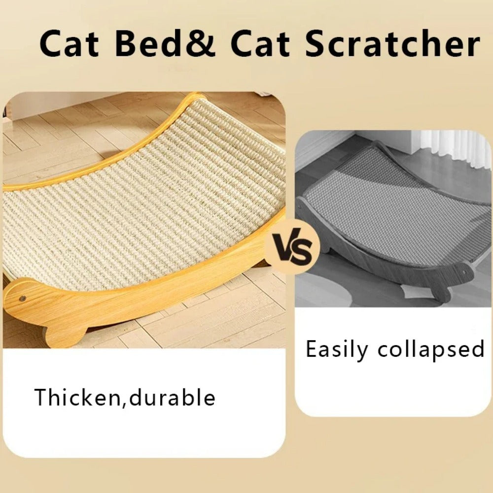 4-in-1 Cat Scratching Pad and Bed