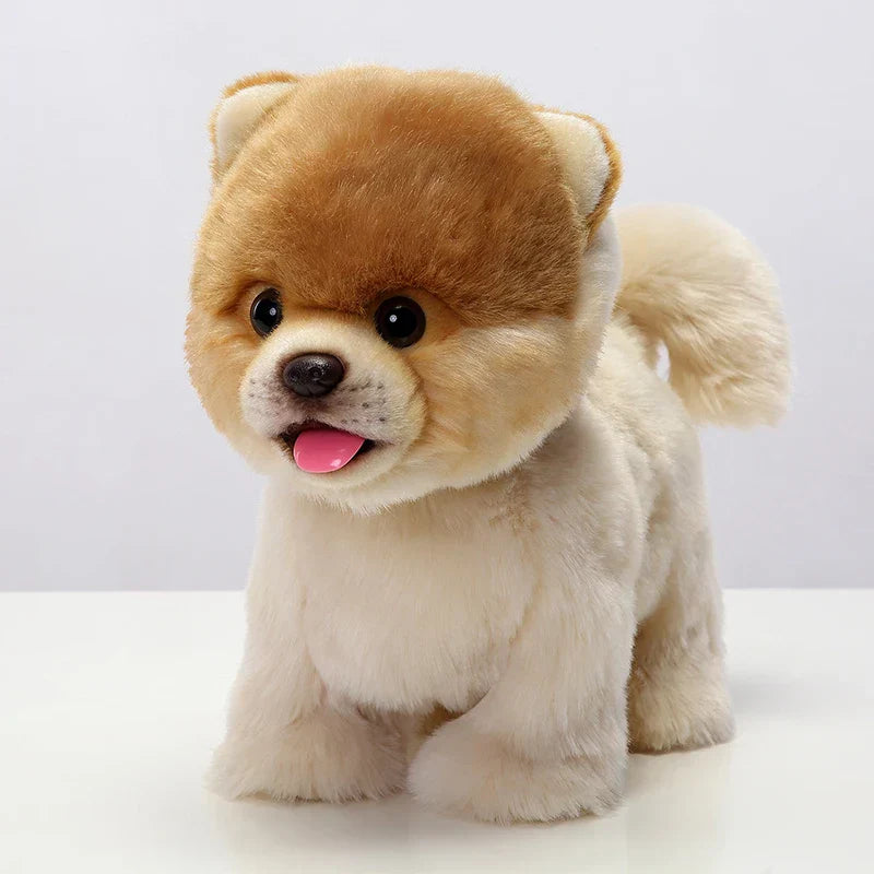 AI Premium robot Puppy | Walking, Barking & Tongue-Sticking for Kids' Stuffed Animal Toy Gift