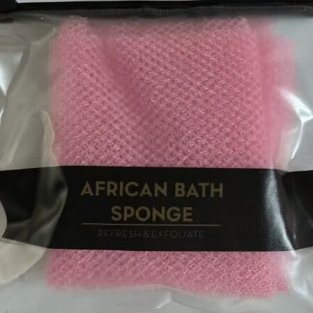 African Exfoliating Net Sponge (with Lemon Turmeric and Kojic Acid Brightening Soap)