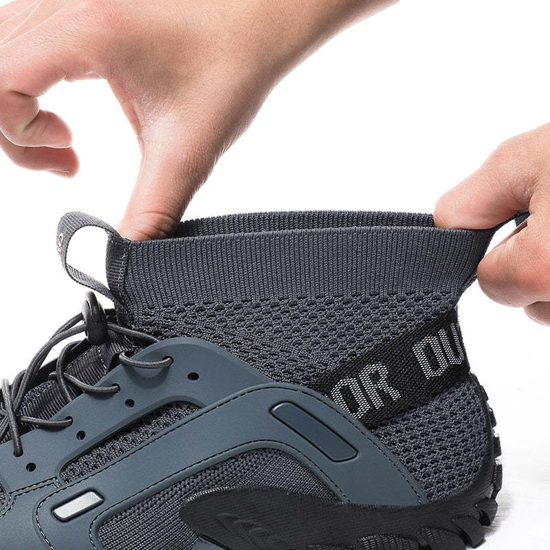 Men Slip-On High-Top Breathable Upstream Wading Shoes