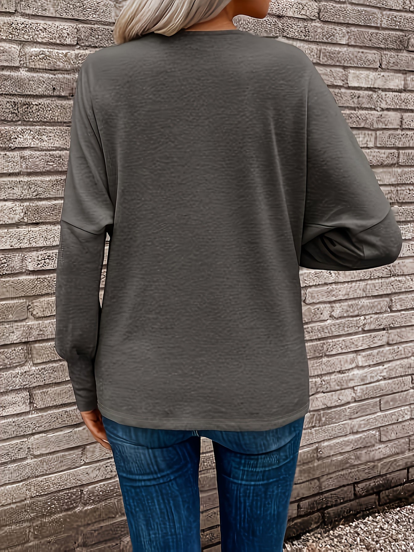 Women's Cowl Neck Long Sleeve Top