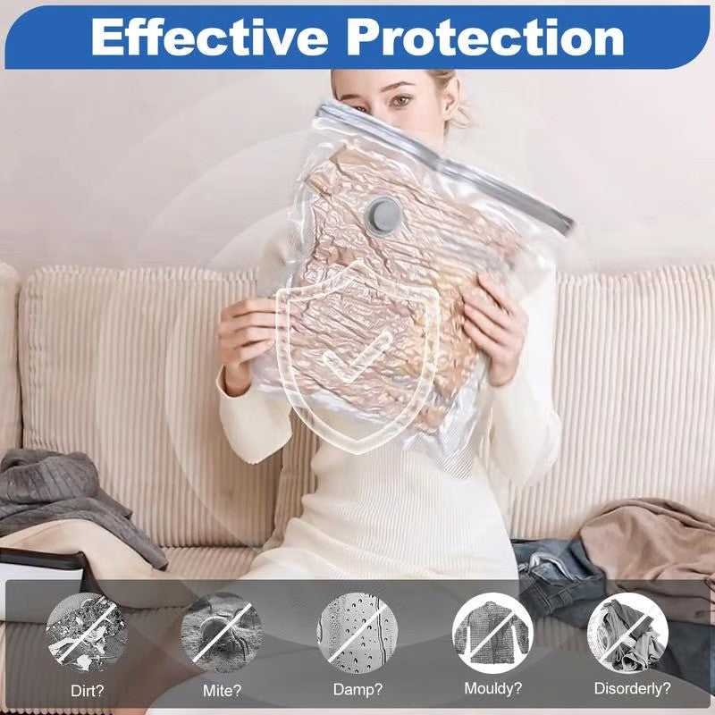 Vacbird 9-Pack Travel Vacuum Storage Bags with USB Electric Pump