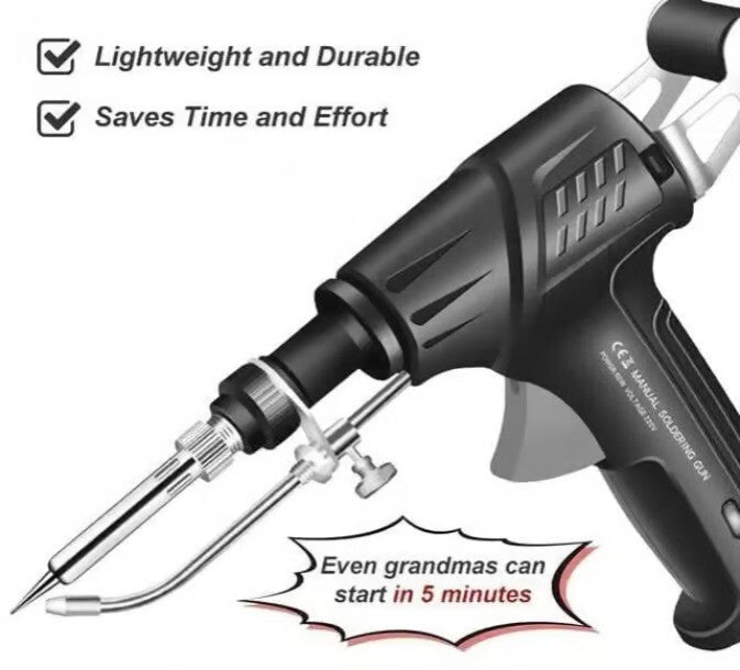 MIC Multi-Function Soldering Iron and Gun Set – 60W Precision Tool for DIY and Repairs