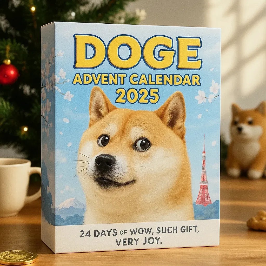 Yellow Doge Advent Calendar 2025