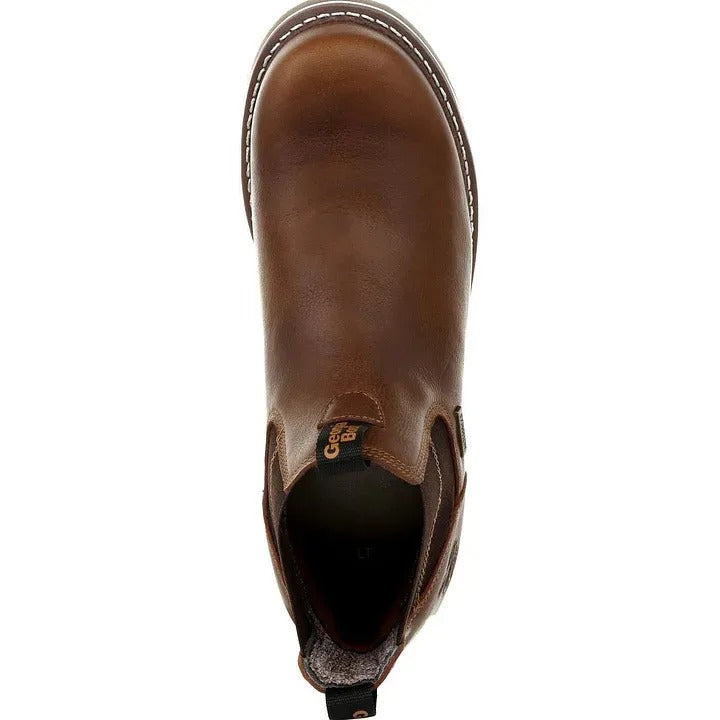 Men's Waterproof Chelsea Wedge Work Boots