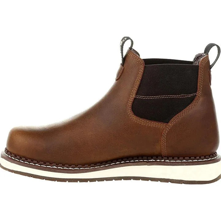 Men's Waterproof Chelsea Wedge Work Boots