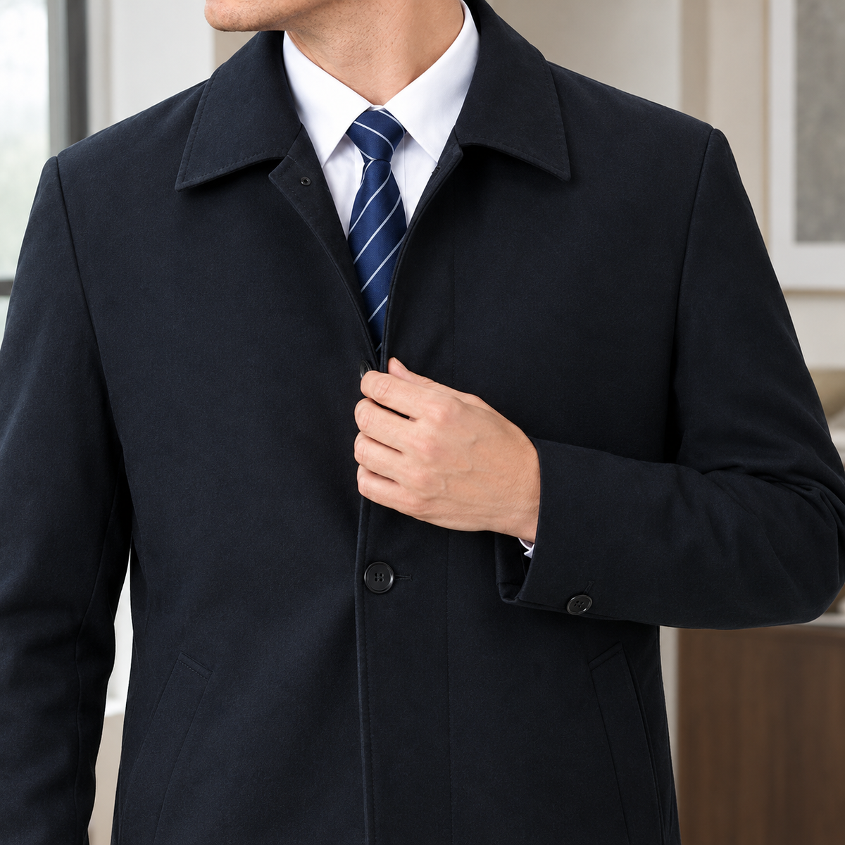 Aaron York | Men's Wool Blend Shirt Jacket