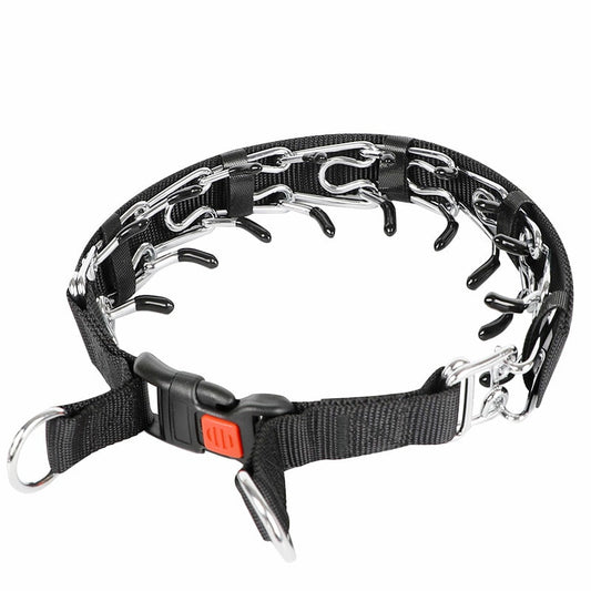 Dog Training Collar with Buckle For Large Dogs(Removable cap)