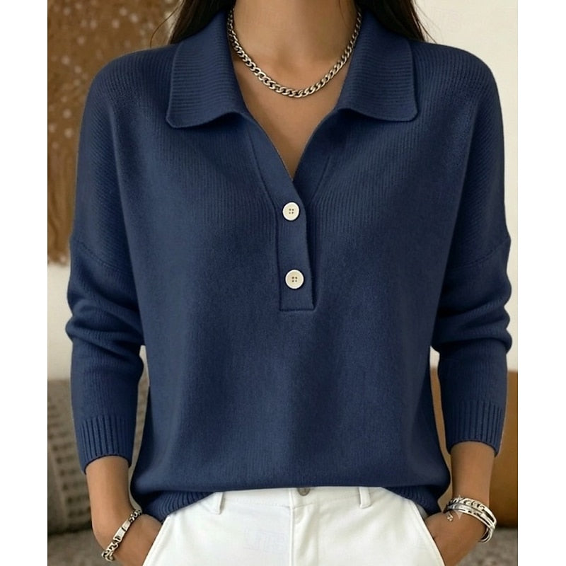 Maeve | Women's Collared Button Pullover