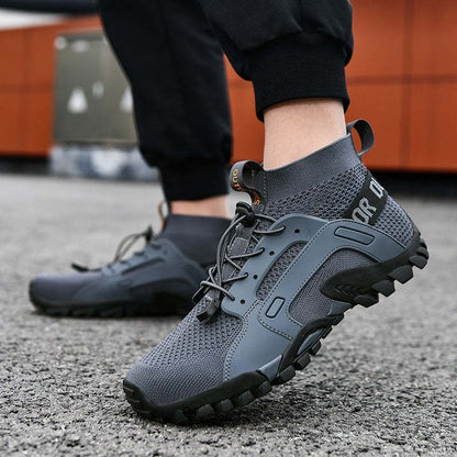 Men Slip-On High-Top Breathable Upstream Wading Shoes
