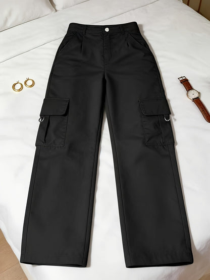 Women's High-Waisted Cargo Pants