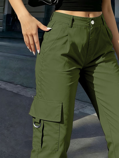 Women's High-Waisted Cargo Pants