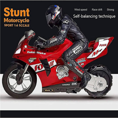 1:6 RC Motorcycle High Speed Drift Motorcycle Remote Control Racing Stunt Motorcycle