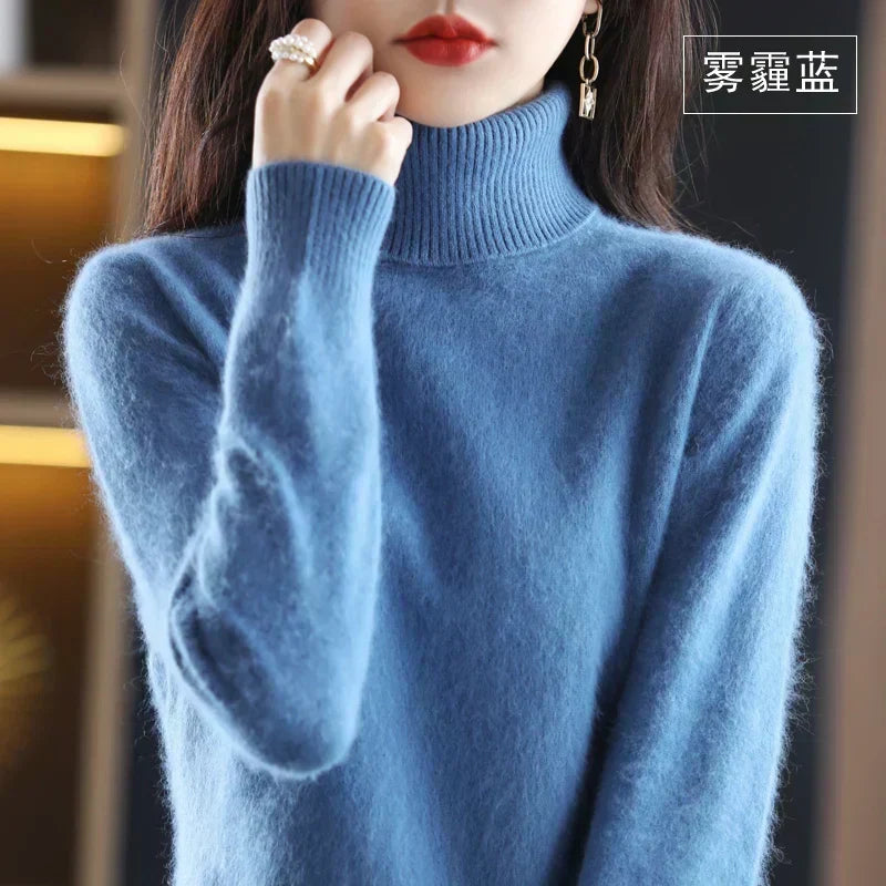 Corinne | Cashmere Turtleneck Sweater