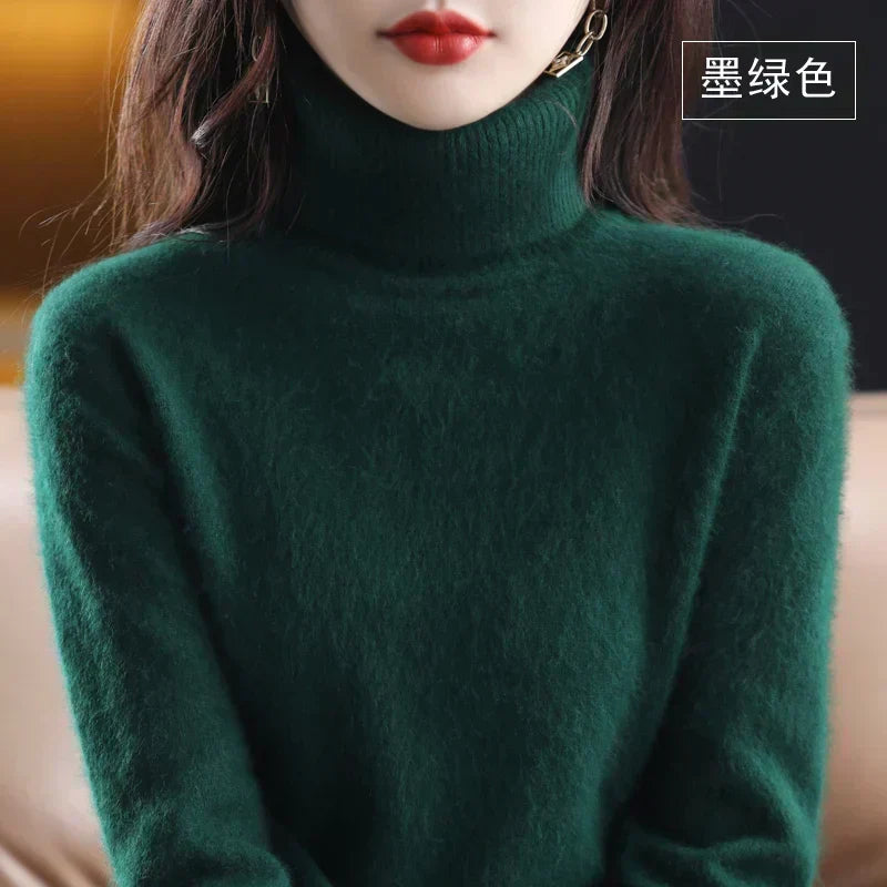Corinne | Cashmere Turtleneck Sweater