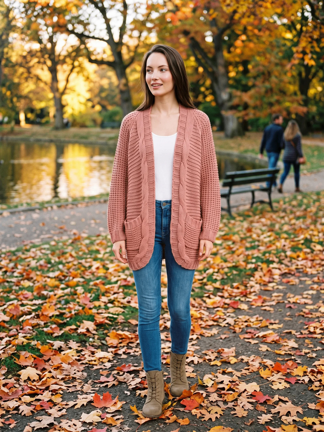 Solstice | Open-Front Boho Knit Cardigan