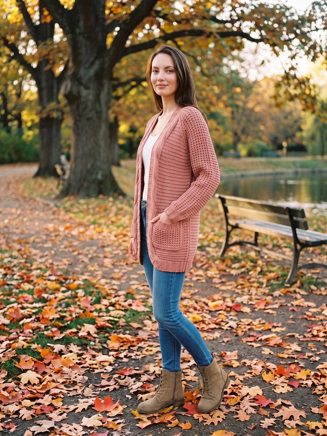 Solstice | Open-Front Boho Knit Cardigan