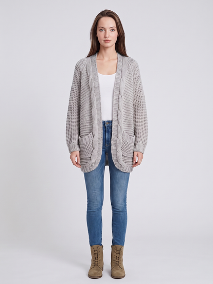Solstice | Open-Front Boho Knit Cardigan