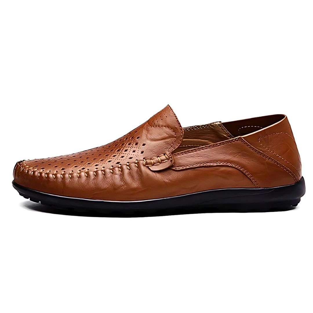 Ellis | Perforated Leather Loafers