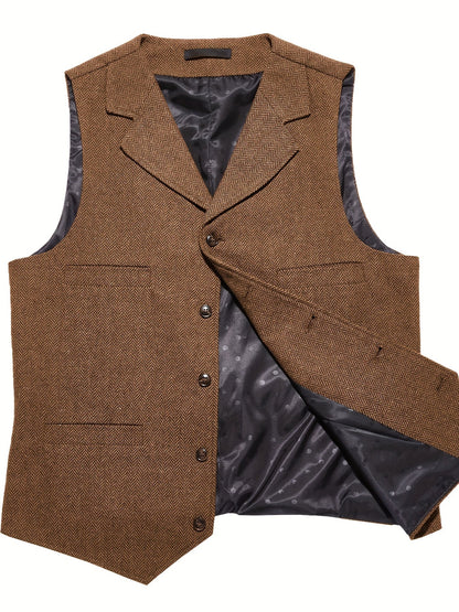 Arthur | Refined Herringbone Waistcoat