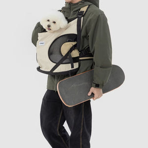 Front Facing Pet Backpack Carrier - 4-Step Wear Ergonomically-Designed Pet Carrier