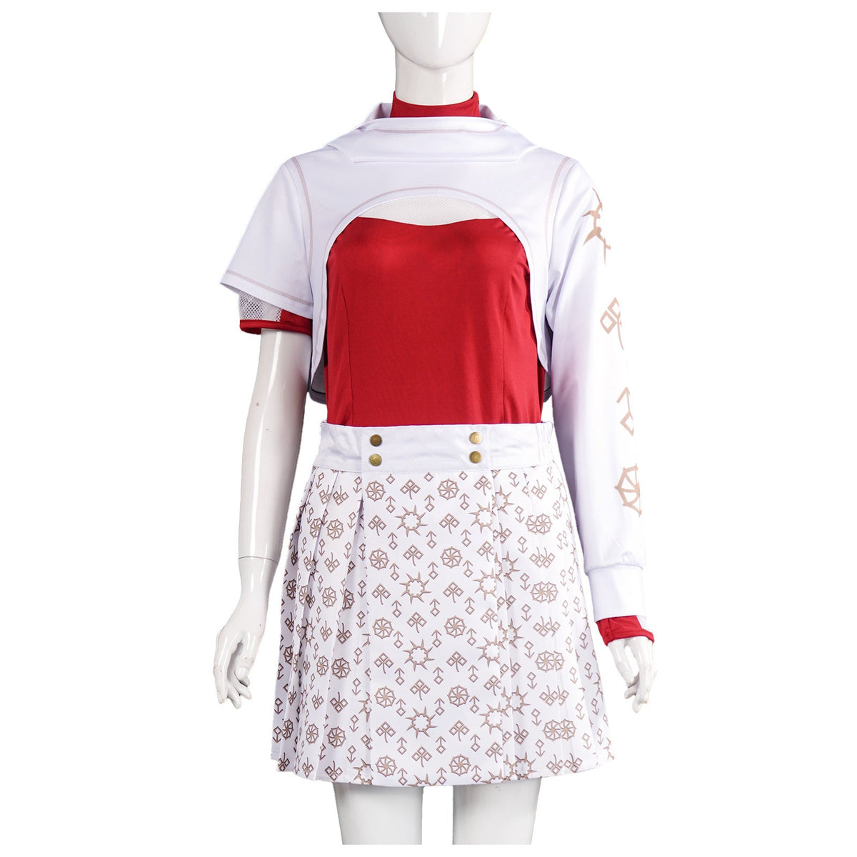 Nova | Women's Red Four-Piece Costume Set