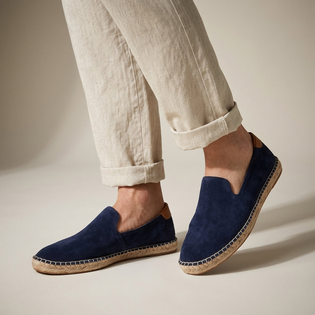 Oliver | Men's Canvas Espadrille Slip-Ons