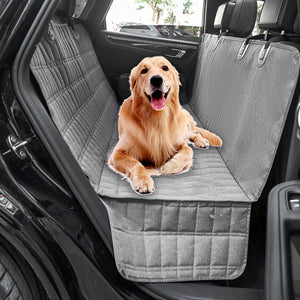 3-in-1 Waterproof Dog Car Seat Cover with Side Flaps