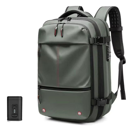 Vacuum Compression Backpack | Hassle-Free Air Travel and Storage | With Vacuum Sealer Bags for Easy Packing and Carry-On