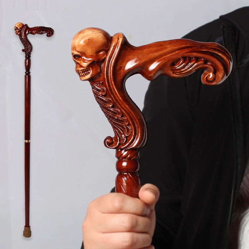 Handmade Wooden Walking Cane for Men and Women