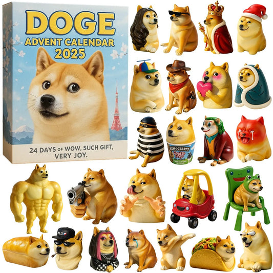 Yellow Doge Advent Calendar 2025