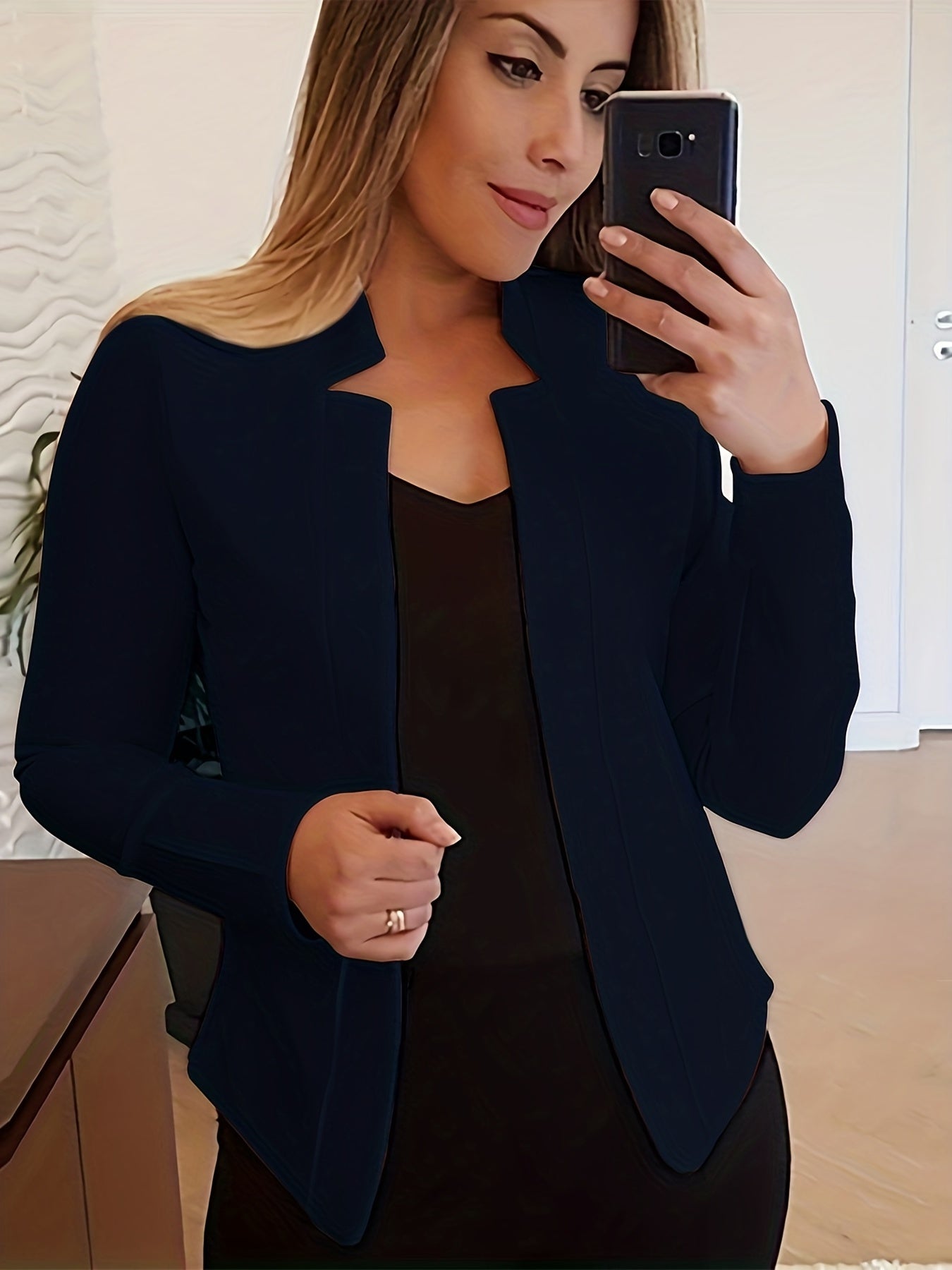 Solene | Open Front Blazer Jacket