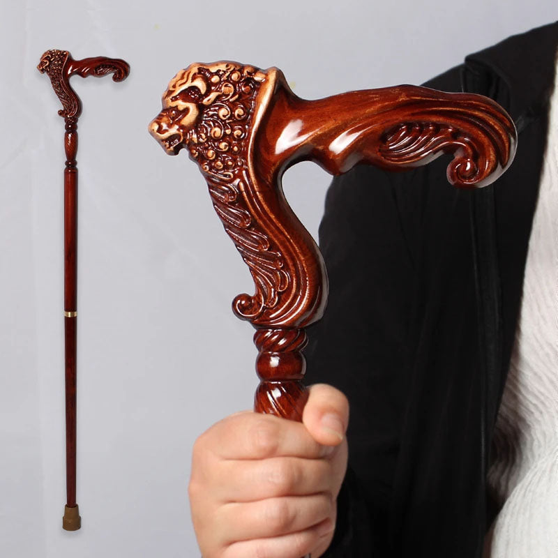 Handmade Wooden Walking Cane for Men and Women
