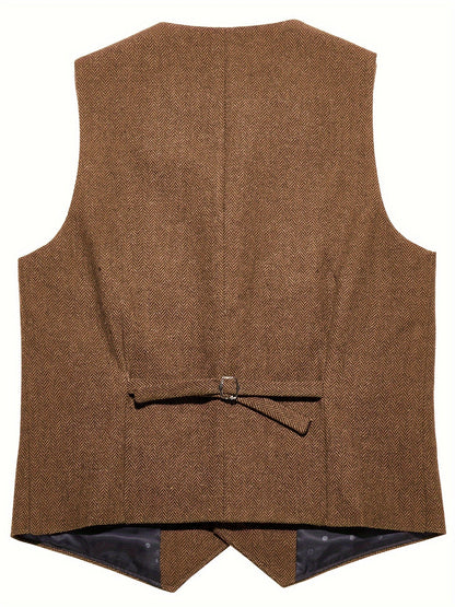 Arthur | Refined Herringbone Waistcoat