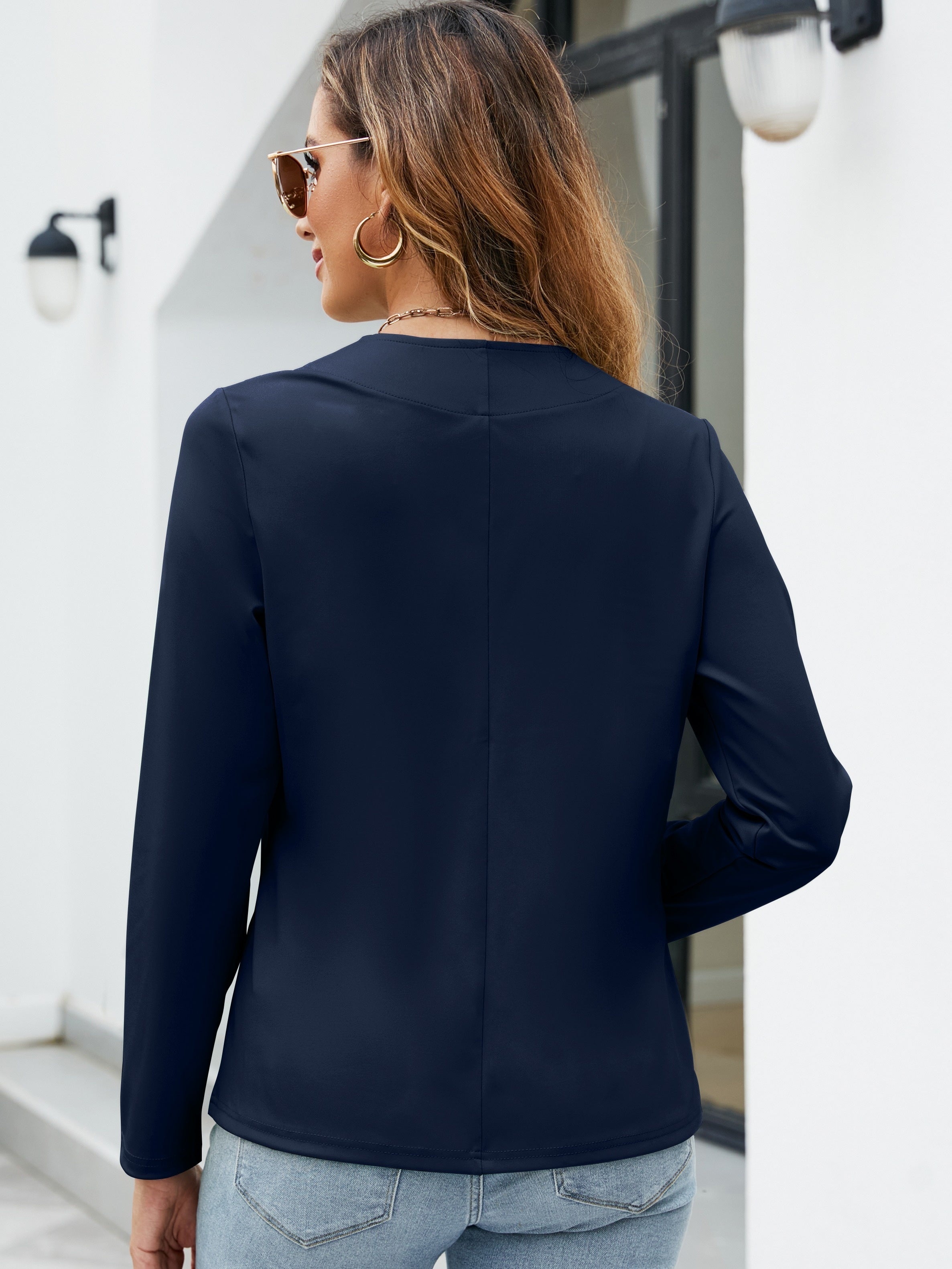 Women's Open Front Blazer Jacket