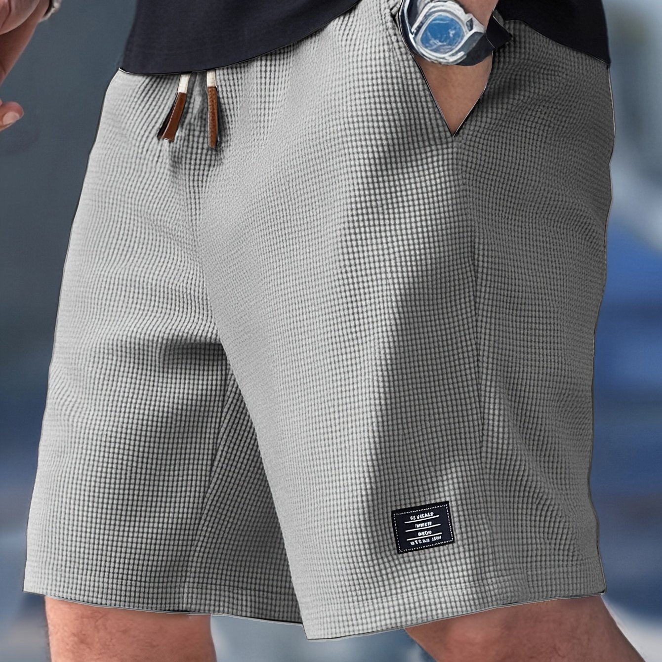 Marcus | Waffle Knit Shorts