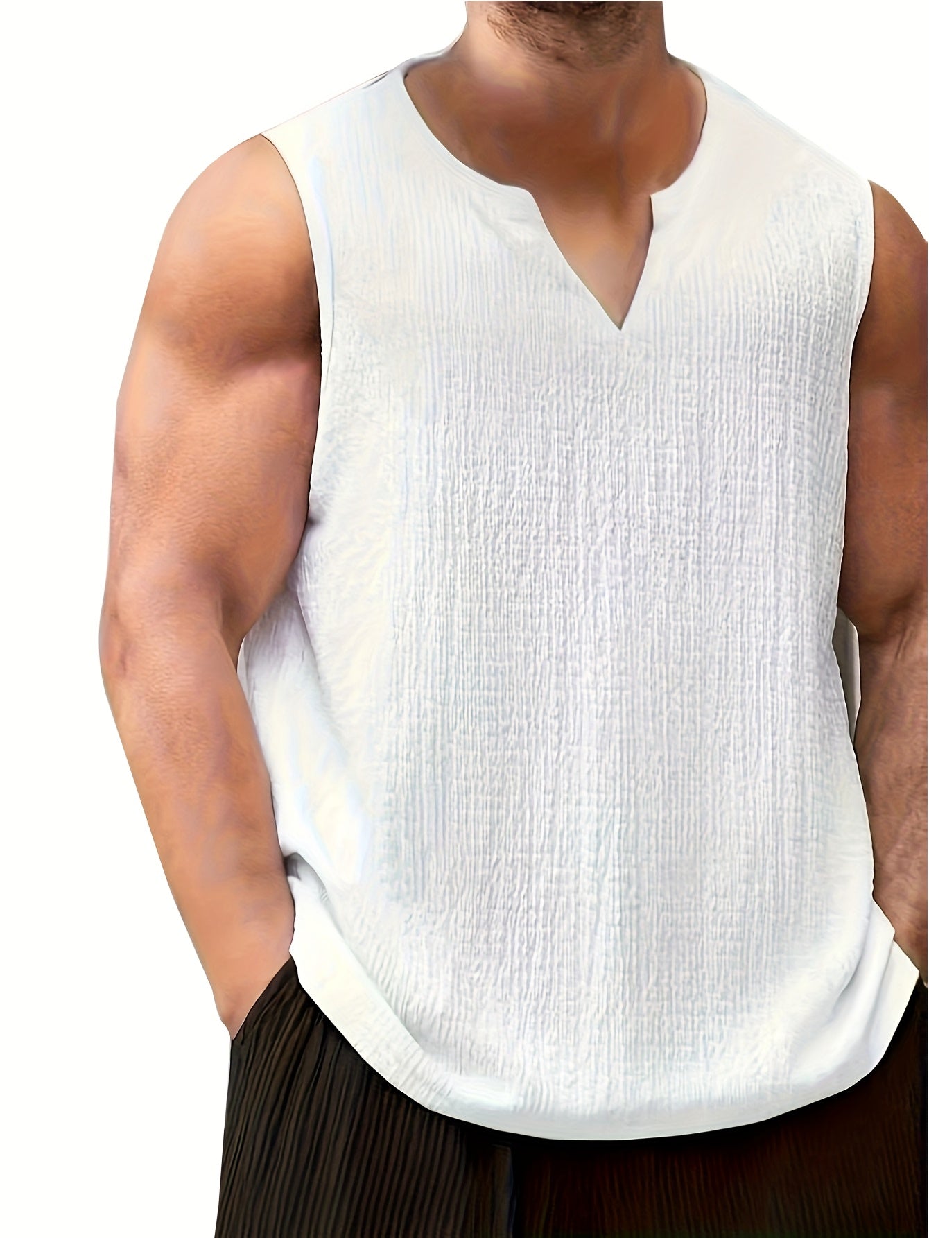 August | Relaxed Sleeveless Tank Top