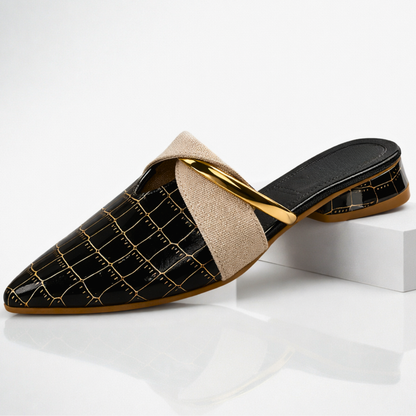 Harper | Women's Croc Pointed-Toe Mules